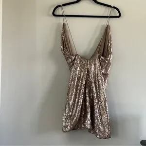 Tobi Dresses Tobi Paris Sequin Bodycon Mini Dress S Wrap Eras